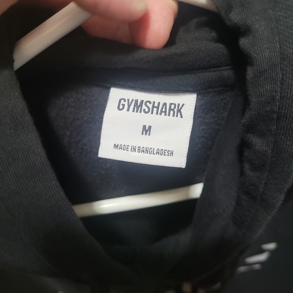 Gymshark Black Pullover Hoodie M - Picture 3 of 6